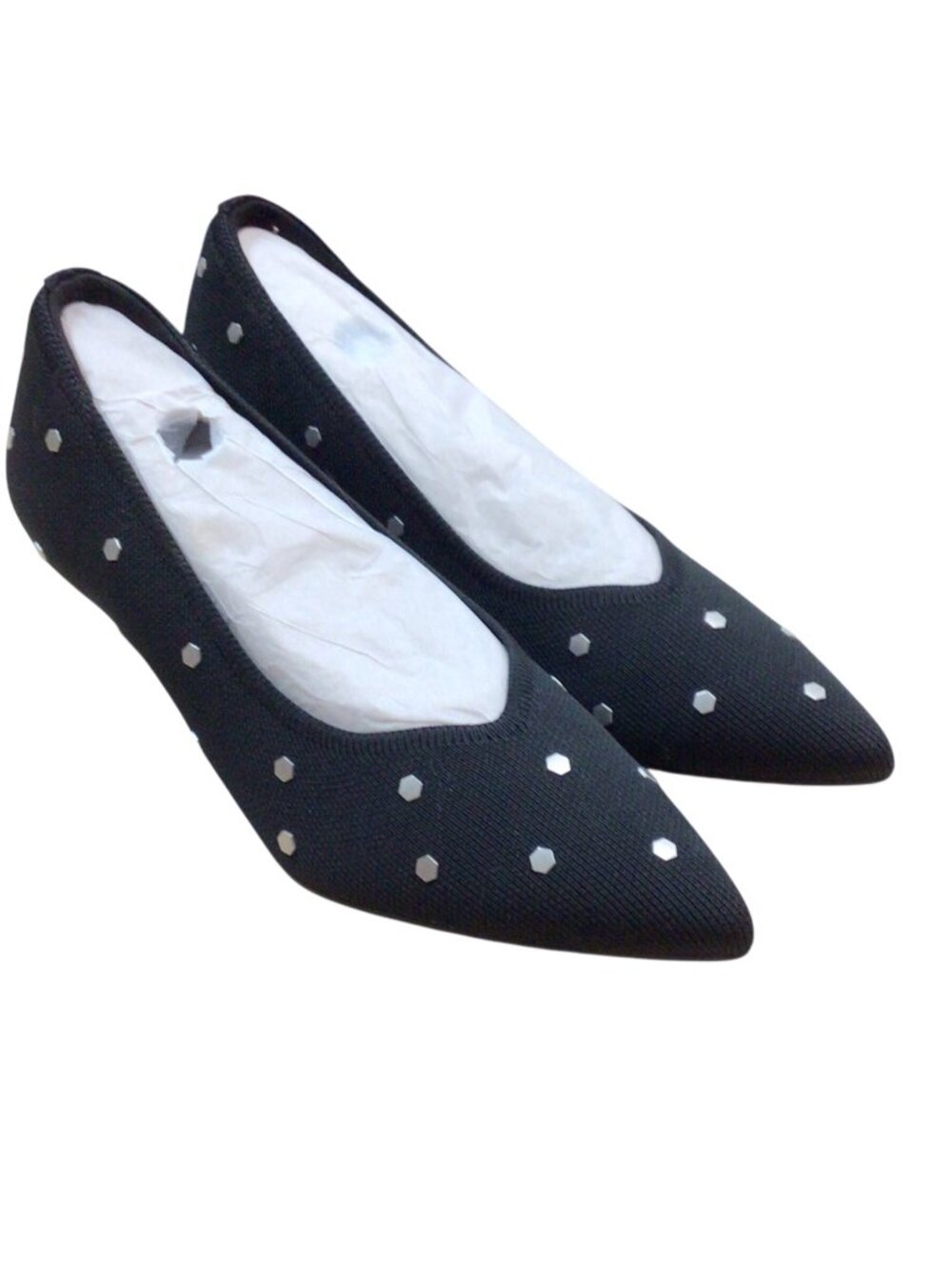 Vivaia "Scarlett" Pointed-Toe Kitten Heels Size 8